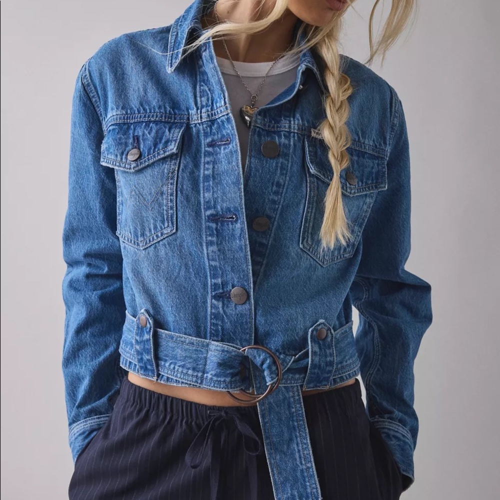 Wrangler Denim Moto Jacket
